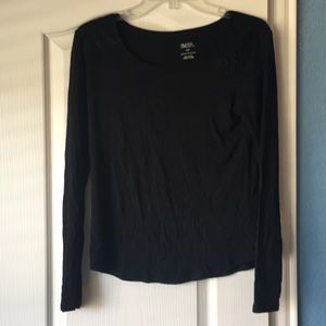 Black Sleepshirt,  With Lace Details